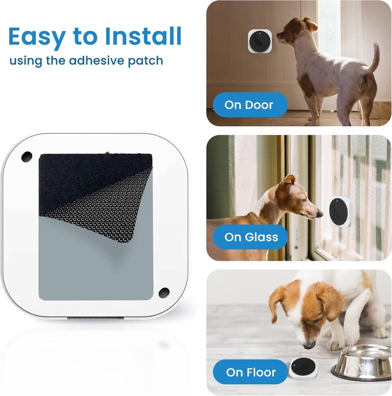 Hathever Store Dog Bells to Go Outside, Wireless Dog Doorbell Operating at 1000 Feet with Chew Resistant IP65 Waterproof Touch Button, CD Quality Sound & 4 Notification Modes - Image 4
